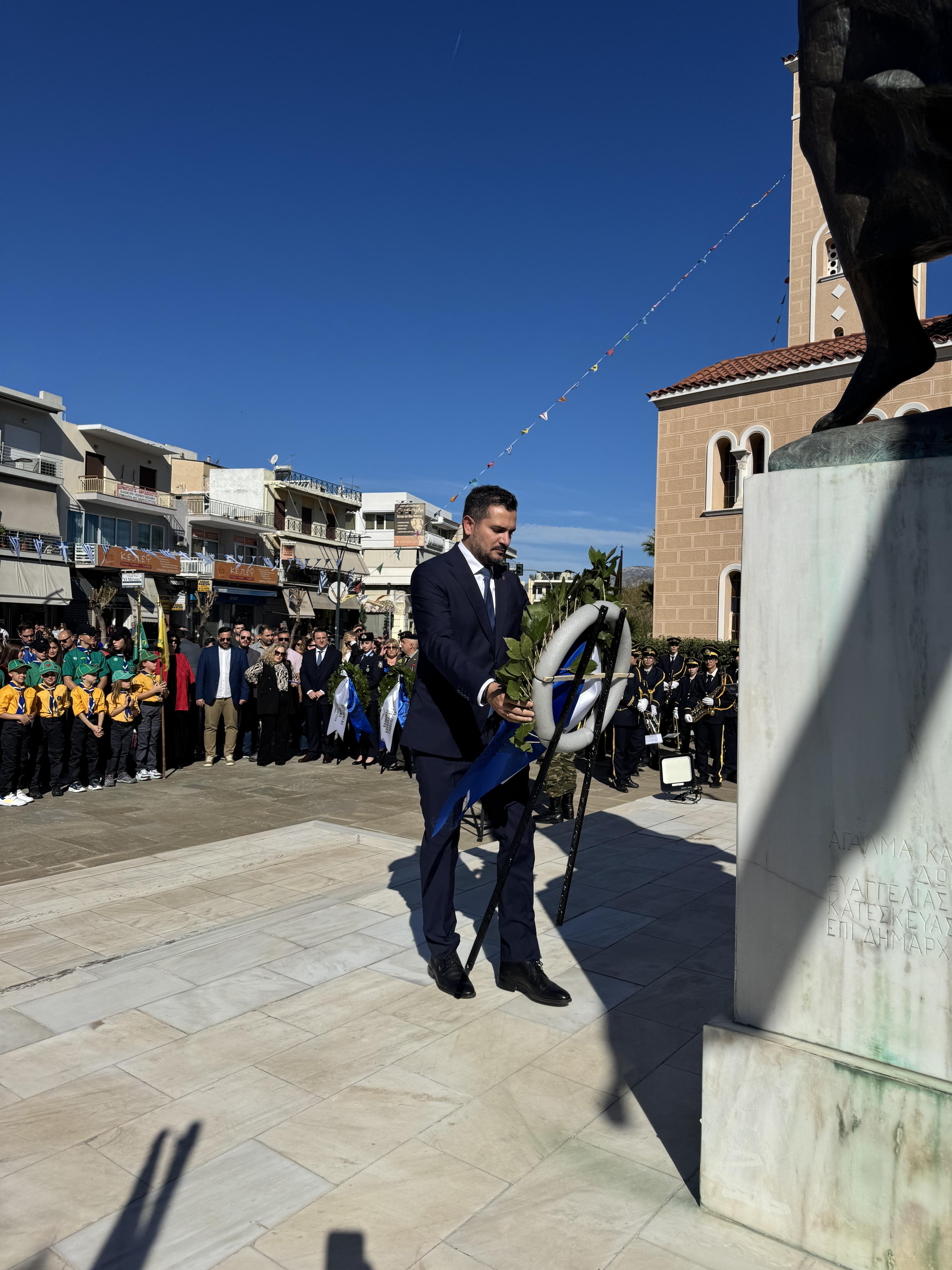 Το μήνυμα του Δημάρχου Αγίων Αναργύρων-Καματερού Σταύρου Τσίρμπα για την 28η Οκτωβρίου
